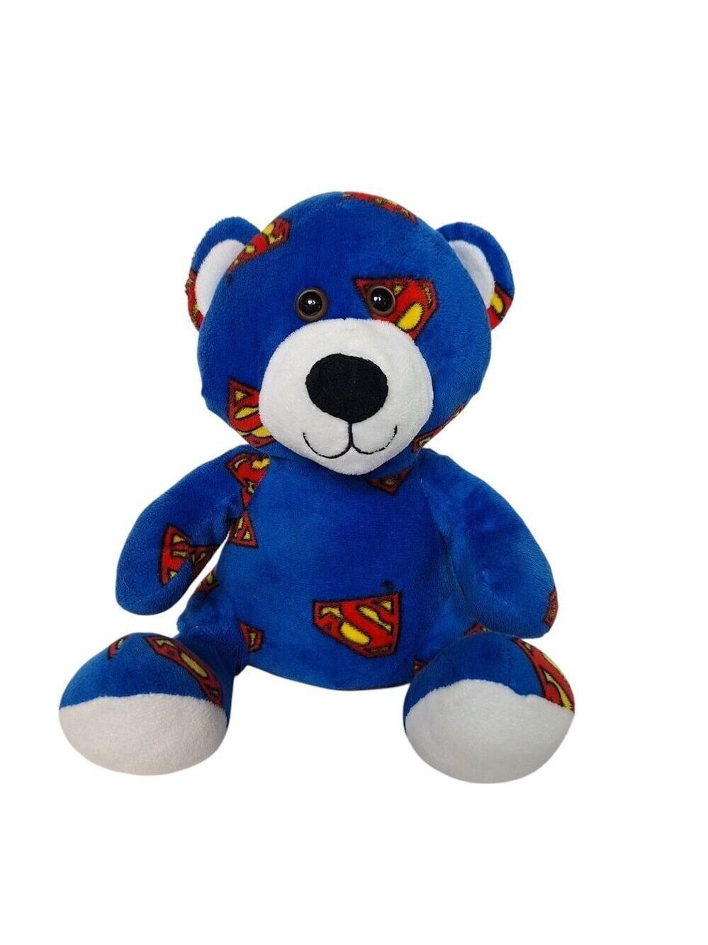 Six Flags Superman Bear Plush DC Comics Toy Large